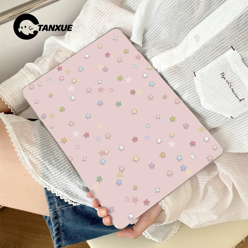 【萌物七彩星星】冰透磨砂保护壳