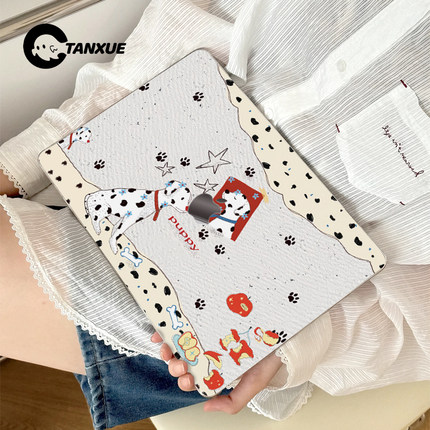 可爱小狗班比适用于苹果华为电脑macbook保护壳macbookair套macbookpro笔记本14寸13.3外壳云感磨砂保护壳