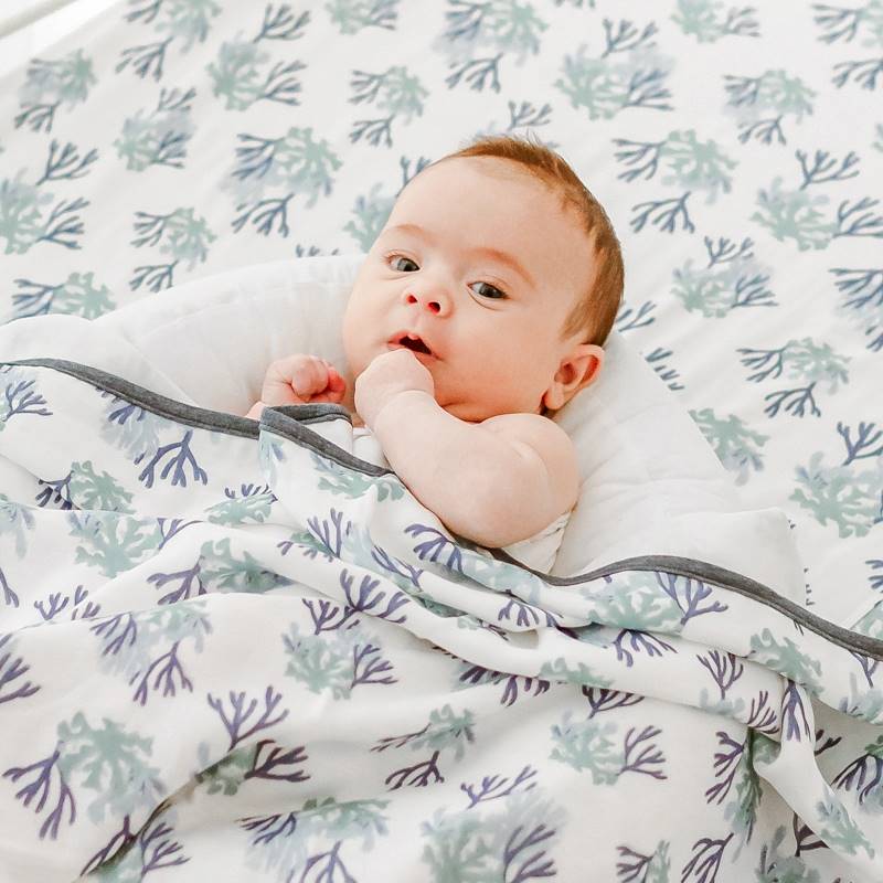NestDesigns四层纱布大方巾婴儿盖被宝宝被子抱毯盖毯四季通用 床上用品 被子/被芯定制 原图主图