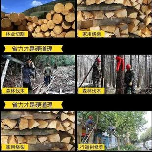 电链锯户外木工多功能小型电锯手持伐木锯电动锯子 家用角磨机改装