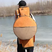 Коричневая жесткая раковина 85 Высокая главная сумка + сумка для рыбной охраны