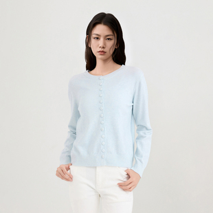 晴窗花事 森系减龄针织衫女开衫秋季休闲女士针织开衫毛衣