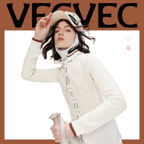 VECVEC滑雪羽绒服保暖长袖透