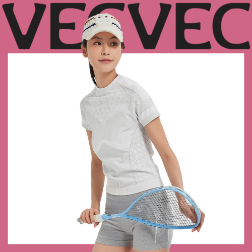 一体织短袖运动T恤女vecvec排汗