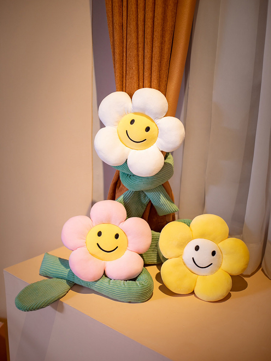 花朵窗帘扣绳绑饰绑带扎束带一对装新款结婚收拢带装饰配件小饰品