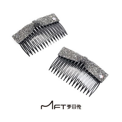 麦菲兔柏林恋曲发梳倒插梳蝴蝶刘海发夹高颅顶侧边碎发卡头饰防滑