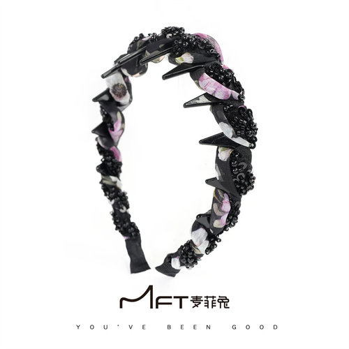 麦菲兔精灵物语发箍春季新款森系欧若风波浪锯齿头箍增高颅顶发饰