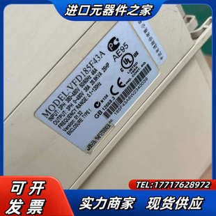 拆议价 原装 18.5KW变频器VFD185F43A 380V