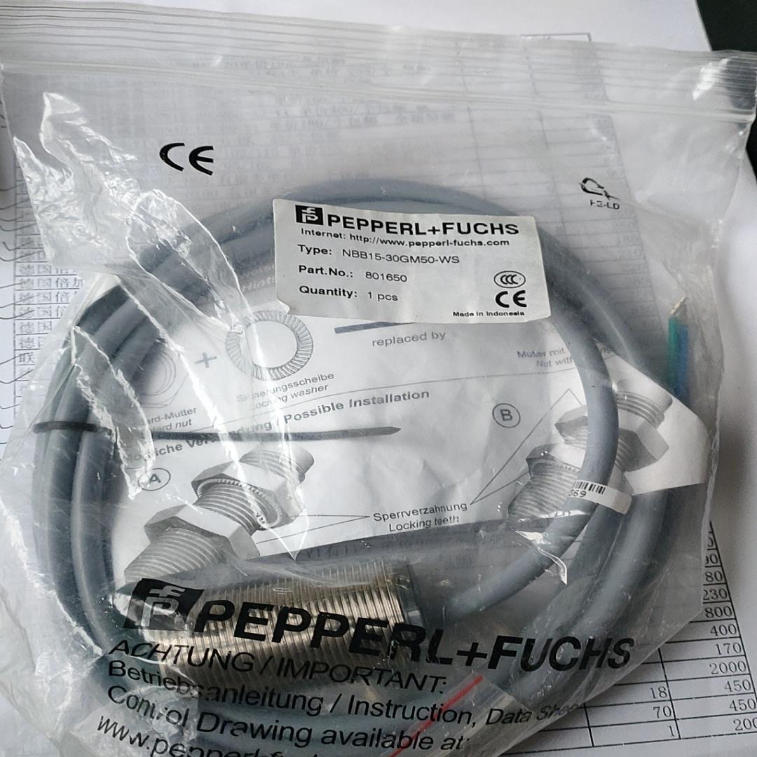 德国倍加福传感器NBB15-30GM50-WS255个议价