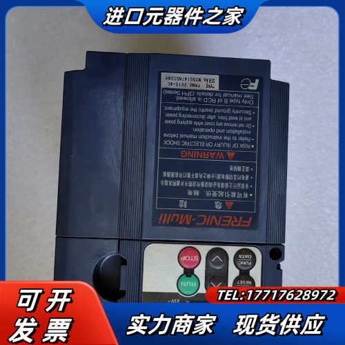 原装变频器FRN1. 5E1S-7J ，功能完好，成议价