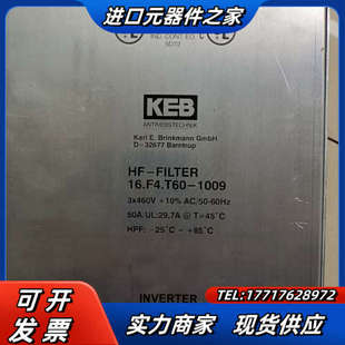 议价 16.F4.T60－1009 科比滤波器HF FILTER