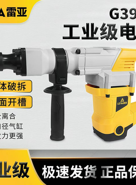 雷亚大功率六角电镐单用冲击钻G3901大气缸手持拆墙钻工业级电镐