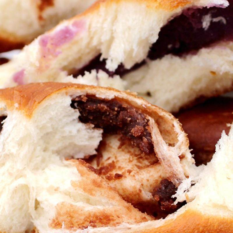 东北特产小吃手撕夹心豆沙馅大麻花软面包传统老式糕点早餐零食