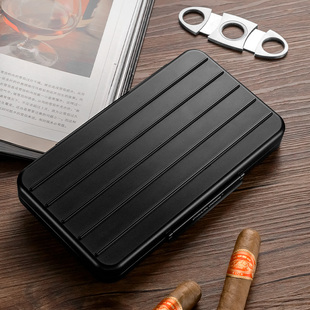 CIGARLOONG茄龙雪茄盒航空级铝制雪茄保湿盒轻薄便携式3CM雪茄盒