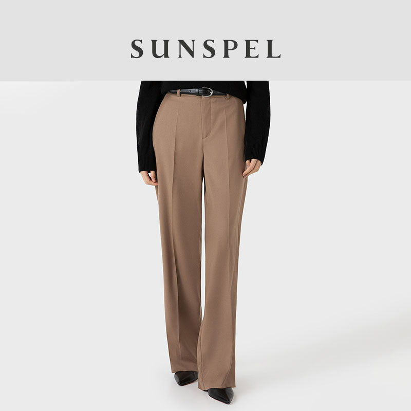 SUNSPEL女士秋冬羊毛西装裤