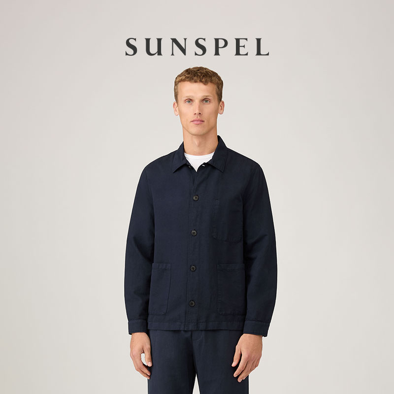 SUNSPEL男士早秋混纺休闲夹克