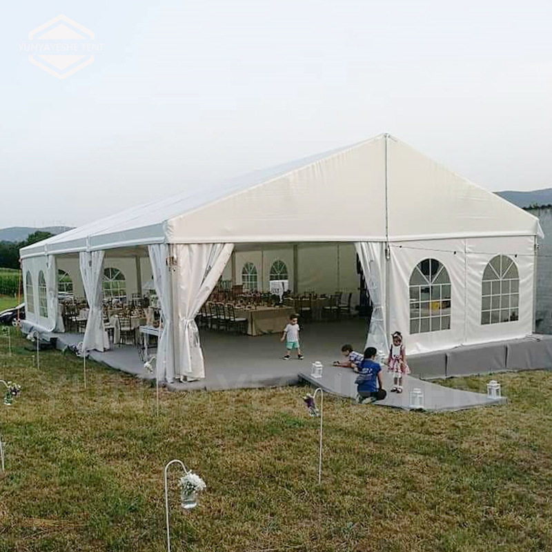 生产厂家出售户外活动展览帐篷大型展销会铝合金人字顶车展篷房
