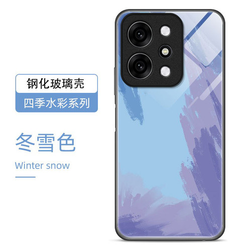 水彩色适用OPPOReno15Pro手机壳opporeno14/1高级12/11新款10/9/8Pro+玻璃7/4seoppo5k硬壳3/6Pro5g防摔2z
