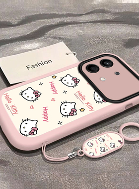 可爱猫咪适用红米Note13RPro手机壳新款2311FRAFDC防摔镜头全包男女挂绳软壳保护套高级时尚创意个性小众情侣