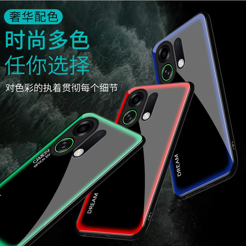 炫光光圈适用OPPOK13TurboPro手机壳k12/11x新款K13s玻璃k10活力版k9pro全包防摔k7硬壳oppor15高级感oppor17