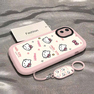 可爱猫咪适用苹果X手机壳新款iPhoneX防摔镜头全包男女带挂绳硅胶软壳创意保护套高级感时尚个性小众情侣网红