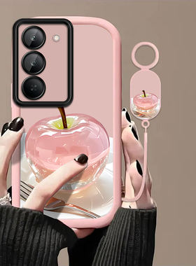 水晶苹果适用红米Note15R手机壳红米Note14/13/12pro+新款12/11r高级note10/9全包5g防摔11se软壳turbo3/4Pro