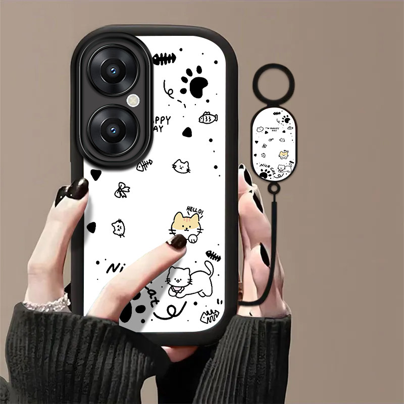 适用华为优畅享50Plus5G手机壳30e新款华为麦芒40/30/20/11/10se小猫鱼骨畅享80/70/60/50pro防摔10/9plusxz