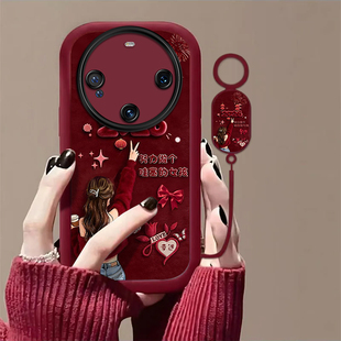 努力做个哇塞的女孩适用华为Mate60Pro手机壳新款ALN-AL80防摔镜头全包男女挂绳硅胶软壳保护套高级感创意