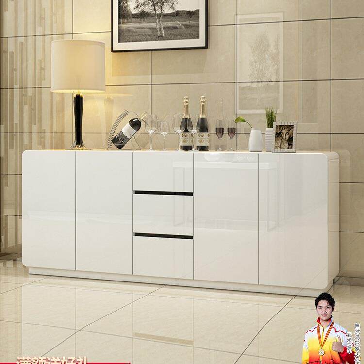 J^餐边柜简约现代厨房收纳储物柜客厅茶水柜餐厅家用碗橱大容量轻