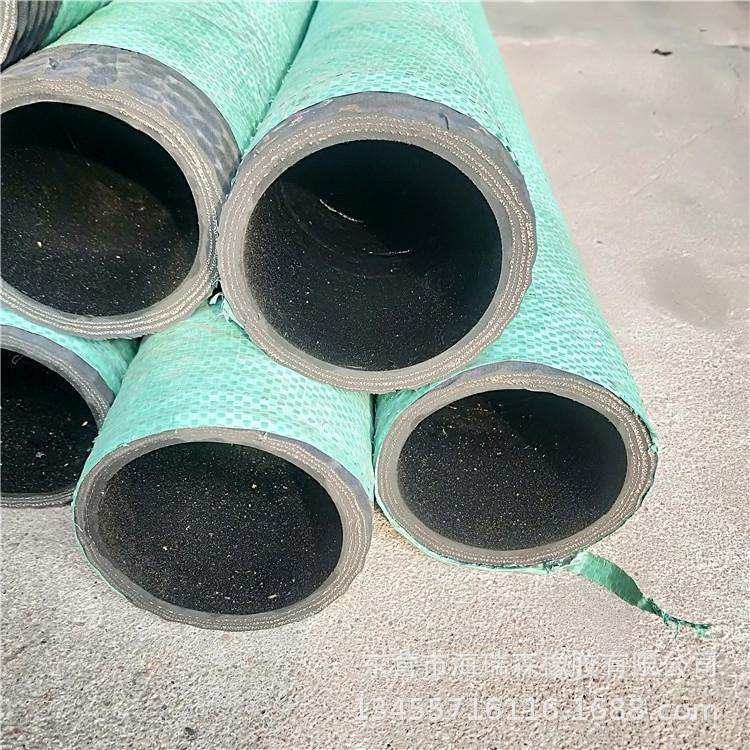 20寸橡胶钢丝管吸排水输送物料用橡胶钢丝管耐磨任性大DN500mm