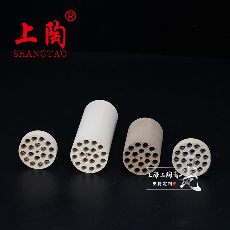 上下穿丝加热芯陶瓷加热芯焊枪枪芯电加热多孔芯陶瓷加热器芯