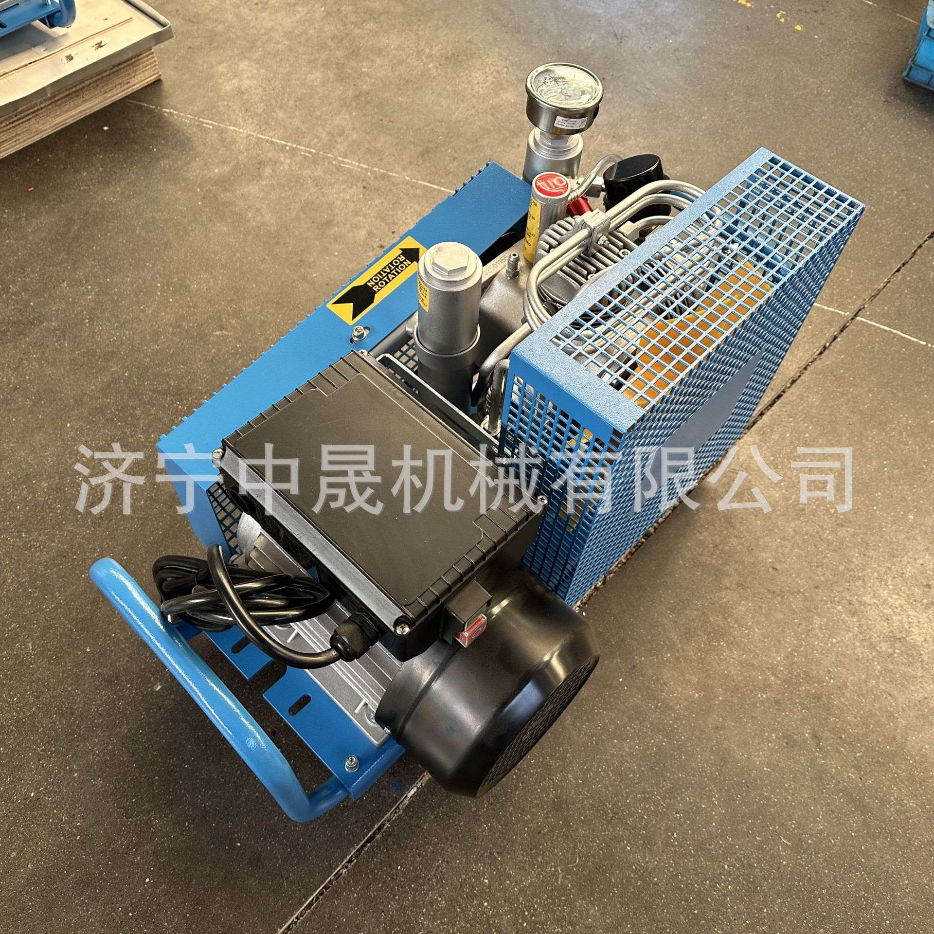 中晟矿用空气充填泵 矿山救护RZX100空气压缩机 空气填充泵压缩机