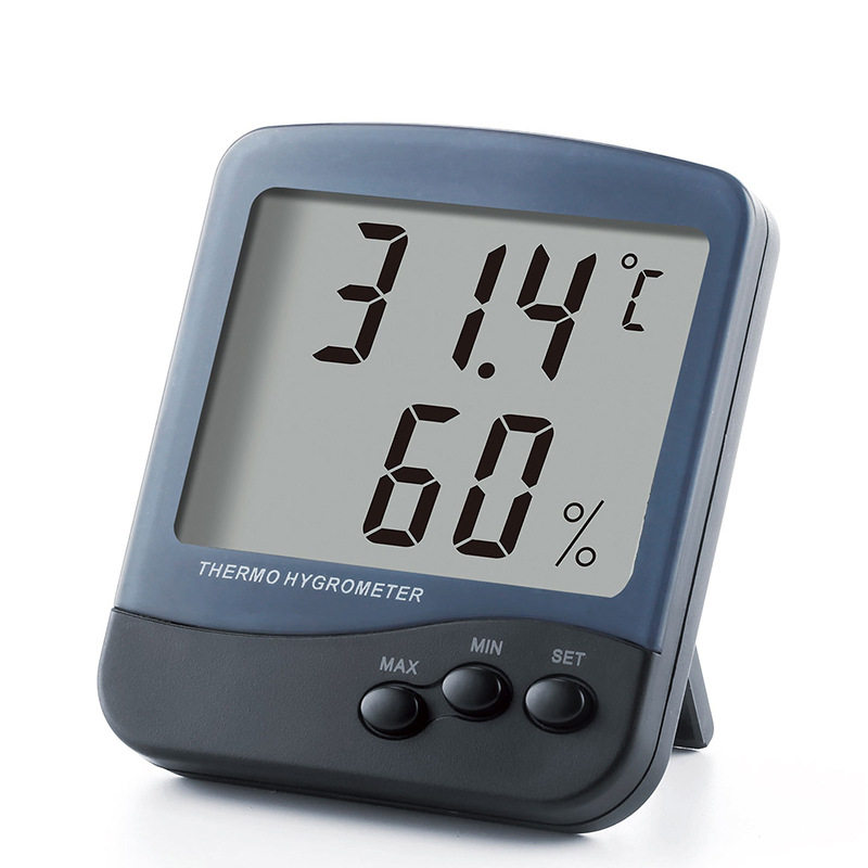 Thermo-9826 室内温度计电子 大屏幕家用温度计温湿度计