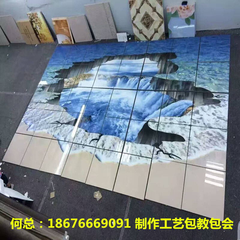 金属酒瓶打印 3D打印效果UV平板打印机/喷绘机可在瓷砖玻璃亚克力