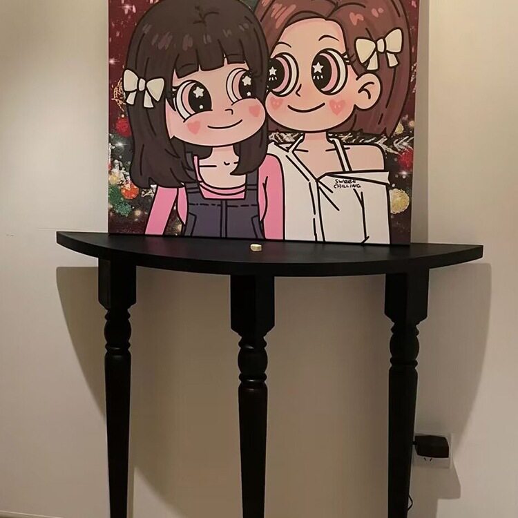 法式轻奢实木玄关桌半圆入户走廊展示台家用客厅靠墙窄桌子玄关台