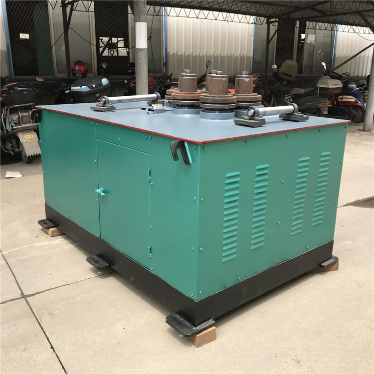 型材弯角机圈圆机 金属滚压成型设备机械式全自动卷制法兰成型机