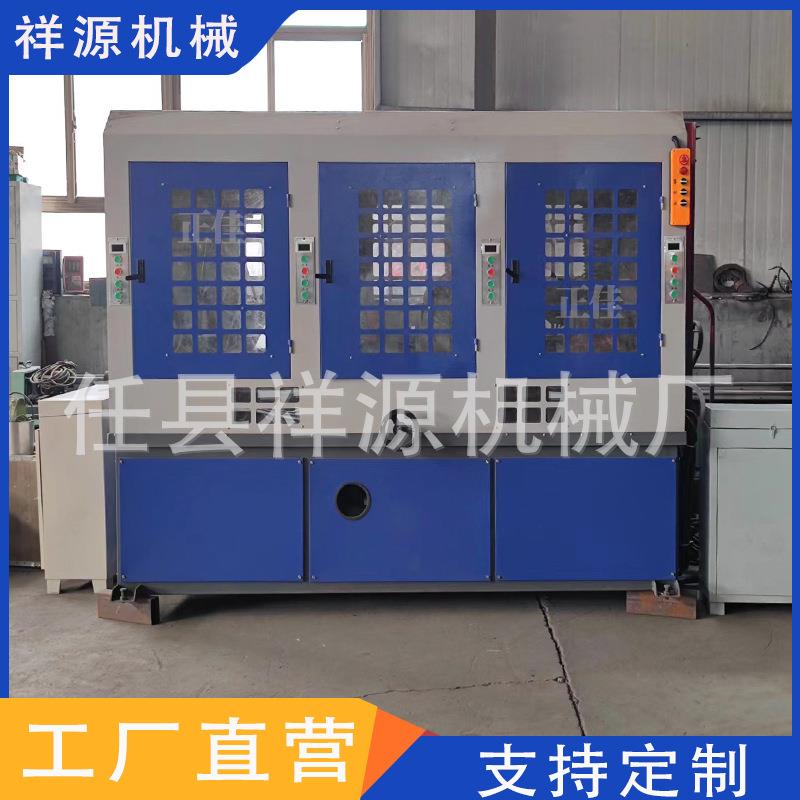 铝管铜管不锈钢管圆棒圆钢多组外圆打磨除锈机圆管外圆镜面抛光机