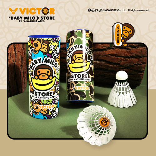 威克多VICTOR胜利人造羽毛球BABY MILO联名系列NCS Pro_BM碳音球