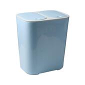 分类垃圾桶 干湿分离拉圾筒 家用带盖双桶客厅厨房分类按压式