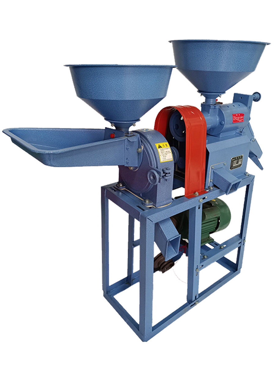 新型家用小型打米机打稻谷大米脱壳机碾米磨米粉碎磨粉组合一体