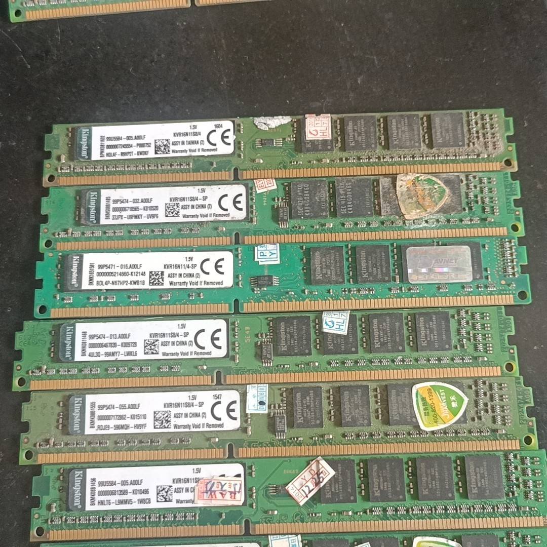 金士顿DDR3 4G内存条，1600议价 也可为维修！！