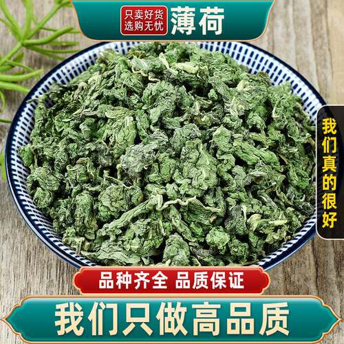 薄荷叶粒官方旗舰店正品泡茶食用新鲜干薄荷叶中药材商用薄荷叶茶