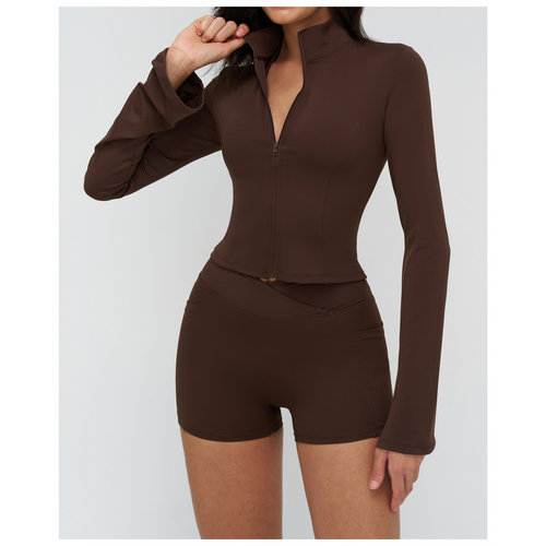 *csb同款裸感瑜伽外套女