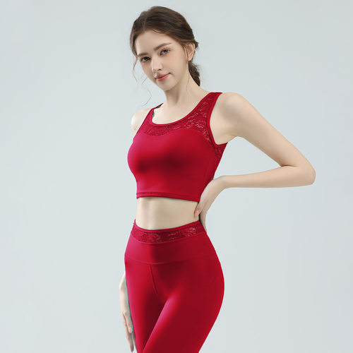 瑜伽服女高强度防震套装