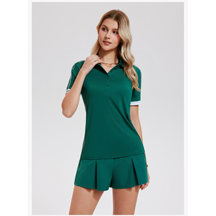 夏季运动套装女高腰显瘦瑜伽服外穿跑步短袖速干透气羽毛球健身服