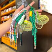 网球钥匙扣高级感配饰精致包包挂件运动纪念品