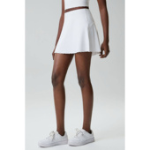 速干运动健身短裙 夏季 防走光羽毛球半身裙 大码 花蕊网球裙女