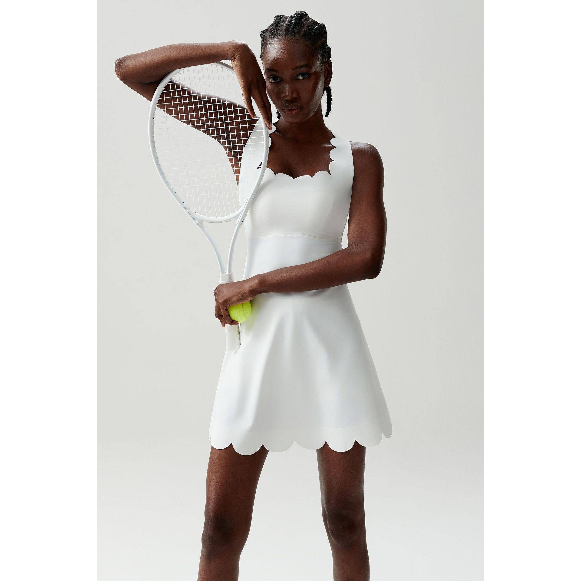 花瓣美背连体网球裙女 大码欧美收腰防走光户外运动健身裙,运动/瑜伽/健身/球迷用品,瑜伽套装,淘宝优惠券,粉丝福利购,淘宝优惠卷