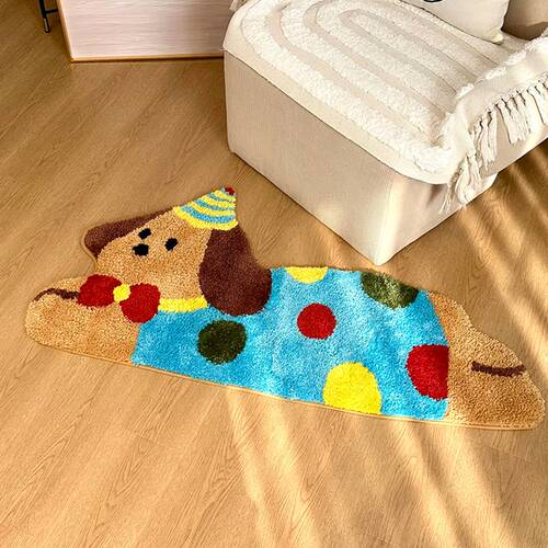 植绒地垫抖音爆款可机洗男孩女孩