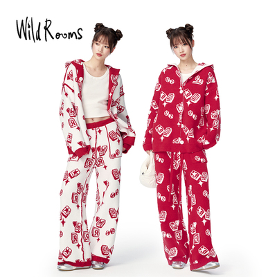 WildRooms宽松开衫长袖家居服